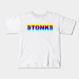 Stonks Wall Street Bets Takeover Kids T-Shirt